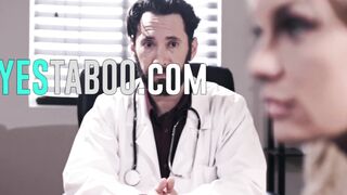 Cunning doctor fucks big tits MILF in front of infertile husband