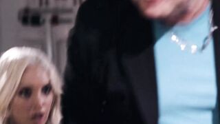 Cunning doctor fucks big tits MILF in front of infertile husband