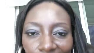 Latina in a sexy dress gets banged