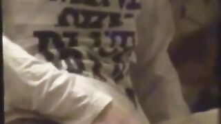 Voyeur spies Asian hottie rubbing slick sensitive cunt