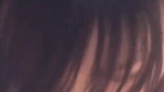 Japanese hottie solo drills tight pink cunt for loud fun