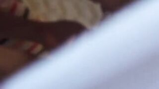 Japanese hottie solo drills tight pink cunt for loud fun