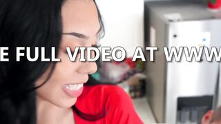 Petite Latina teen stepdaughter gets fucked by big hard dick handy stepdad