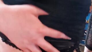 Naughty brunette Summer riding and devouring every inch of DILFs dick