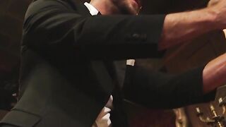 BDSM master Jessie Colter shows no mercy to Scotty Zees body