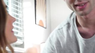 Della Cates delicate pussy tried and tested by her stepbros wet mouth