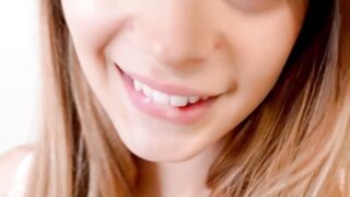 Petite Molly Littles pussy craves for every inch of stepbrothers cock