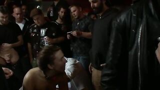 Anal BDSM Groping and Public Gangbang