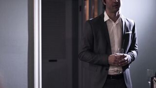 Criminal blonde MILF silences witness by marrying and fucking him