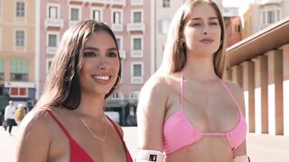 VIXEN Incredible Beach Babes Ambar Lapiedra And Baby Nicols Have Kinky Foursome