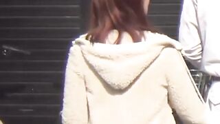 Japanese babe drops panty to piss under a spy camera lens
