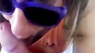 Mature Girl's Outdoor Blowjob
