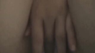 Schoolgirl rubs pussy and gushes a golden stream outside