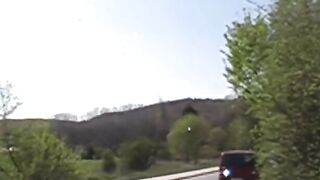 Mind-blowing outdoor blowjob
