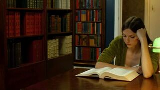 Making move to bang this gorgeous TS librarian