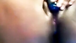 Black BBW Tests Her New Sex Toy on Webcam