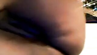 Black BBW Tests Her New Sex Toy on Webcam