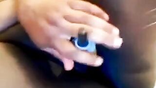 Black BBW Tests Her New Sex Toy on Webcam