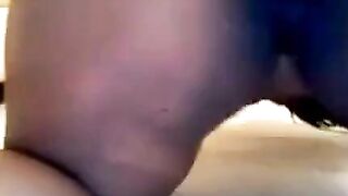 Black BBW Tests Her New Sex Toy on Webcam