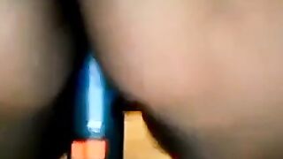 Black BBW Tests Her New Sex Toy on Webcam