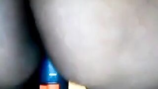 Black BBW Tests Her New Sex Toy on Webcam