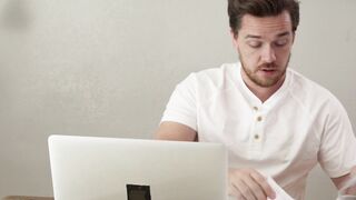 Latina MILF stepsister blows and fuck stepbro during online class