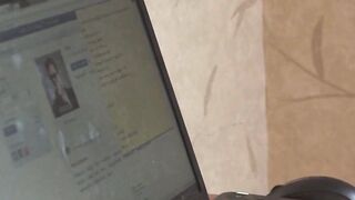 Hot blowjob for a tricky agent