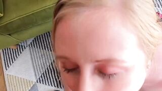 Sex crazed DILF plowing blonde Satine Spark with hardcore thrusts