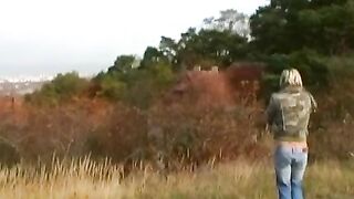 Sexy girl's shaved cunt banged