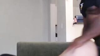 Slut with pigtails suck cock and takes hard BBC pounding