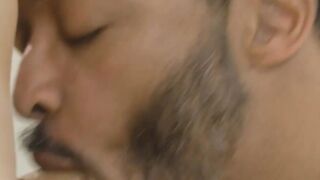 Giving my bad mood stepdad a blowjob to calm