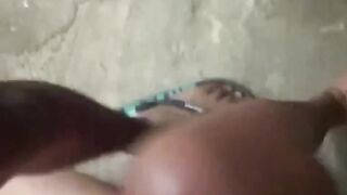 Mi chica se porto mal - Orgasm con mi pie