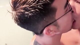 Slutty Asian Chinana fucked bareback by dominant Hiroya and Daniel