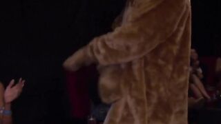 Girls sucks dick and gets cum all