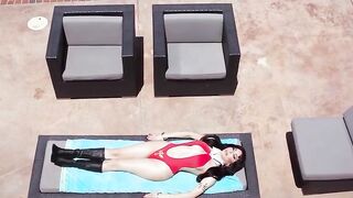 poolside Mischief and Tempting Whispers