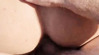 Beach volleyball - dirty naked women in action!