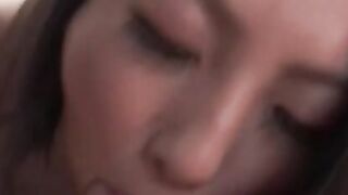 Exquisite and wet Asian blowjob