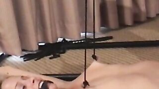 Hot bondage time for busty lady