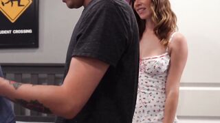 Nagging MILF Anya Olsen makes sure stepson cleans his dick inside her