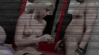 Tattooed mature gives blowjob