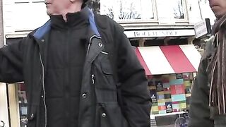 Tattooed mature gives blowjob