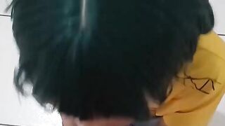 Esta cosplayer chupou meu pau e bebeu meu esperma num copo - conteúdo XXX!
