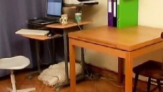 Teeny pussy gets fingered