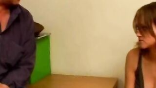 Teeny pussy gets fingered