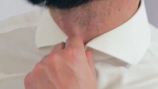 Andy Onassis cock cant stop piercing Emir Boscattos holes until he jizzes