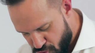 Andy Onassis cock cant stop piercing Emir Boscattos holes until he jizzes