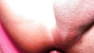 Big boobs skinny Asian ladyboy throatfucked and railed with a BWC