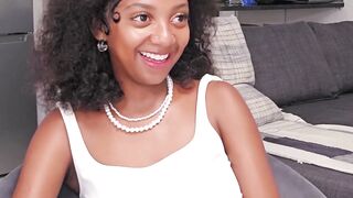 Big tits ebony girl gets fucked hard at the casting with big dick friend