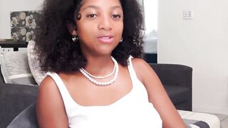 Big tits ebony girl gets fucked hard at the casting with big dick friend