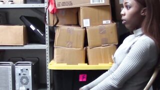 Ebony Sarah Banks wraps her lips around Marcus London's dick
